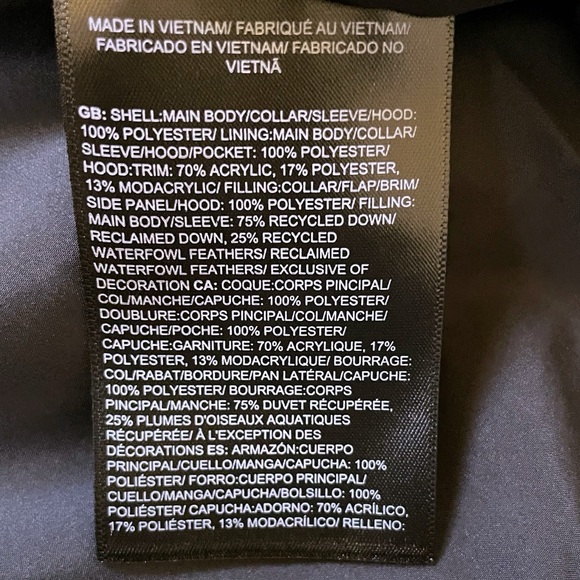 The North Face Black Puffer Jacket with Fur Hood - Picture 6 of 9